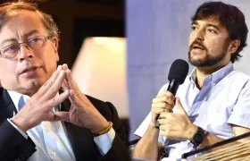 El Presidente Gustavo Petro y Jaime Pumarejo, alcalde de Barranquilla.