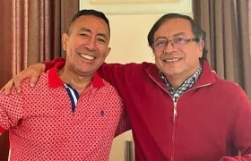 Ricardo Roa y Gustavo Petro.