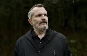 Miguel Bosé, cantante español. 
