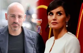 Jaime Del Burgo y la reina Letizia