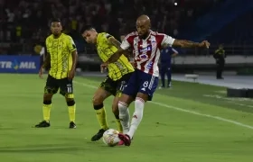 Freddy Hinestroza durante un partido contra Alianza Petrolera. 