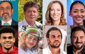 Sergio Diaz-Granados, Bruce Mac Master, María Claudia Lacouture, Karen Carvajalino, Luis Díaz, Mayerlis Angarita, Alejandro Caiaffa y Tulio Zulouaga.