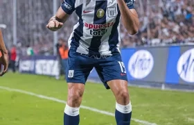 Pablo Sabbag, atacante barranquillero del Alianza Lima. 