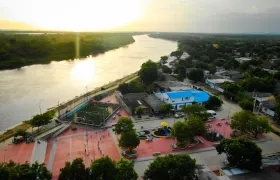 Panorámica de Santa Lucía, sur del Atlántico