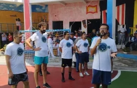 Camilo Umaña, Viceministro de Política Criminal y Justicia Restaurativa, este miércoles en la Cárcel Modelo