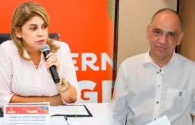 Virna Johnson y Carlos Pinedo