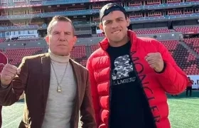 Julio César Chávez y su hijo Julio Jr.