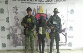 Alis ‘Chinga’ fue capturado en el barrio San Felipe del municipio de Tumaco. 