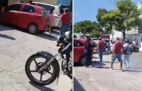 Ocurrió en la carrera 47 con calle 58, en el barrio El Prado.