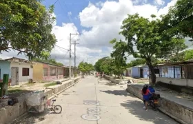 Carrera 20 con calle 6, barrio La Luz, donde ocurrió el crimen. 