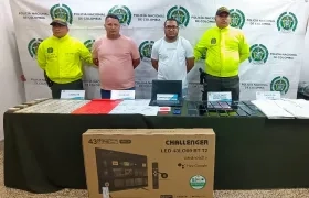 Fabio Rafael Vallejo y Wilmer Jesús Gutiérrez Martínez, los capturados.