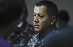 El comandante de la Policía Metropolitana de Guayaquil, general Víctor Herrera Leyva.