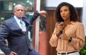 El exdiputado Sócrates Curi Perea y la gobernadora Nubia Carolina Córdoba Curi.