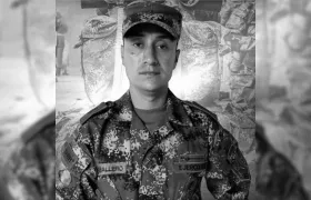 Luis Orlando Caballero, militar fallecido.