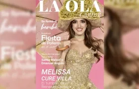 Melissa Cure en la portada de la nueva edición de La Ola Caribe