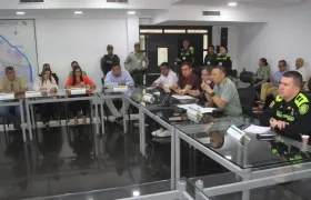 Presidenta del Comité Intergremial Unidos por el Atlántico, en reciente reunión con autoridades