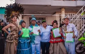 Reyes de Adulto Mayor y 'Sin límites' del Carnaval de Galapa.