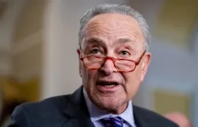 El líder de la mayoría del Senado, el demócrata Chuck Schumer.
