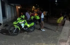 La cuadra en donde fue hallado el cuerpo del bebé en Barrancas