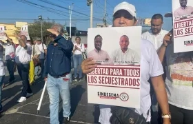 Marchas en rechazo al secuestro de Jefferson Murillo y Blyderson Arboleda 