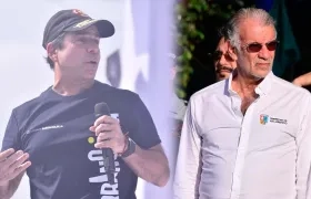 Alex Char, Alcalde de Barranquilla, y Eduardo Verano, Gobernador del Atlántico