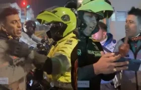 El concejal recibió un comparendo. 