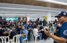 Juan Ospino Acuña, Secretario de Cultura durante la reunión.