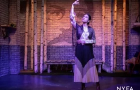 María José Payares en la obra 'Stupid Fucking Bird'.