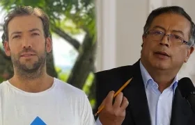 Martín Santos y Gustavo Petro. 