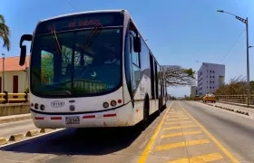 Bus articulado de Transmetro. 