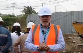 El gerente de Acuacar, Manuel Vicente Barrera