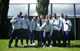 Integrantes de la Selección Colombia de boxeo. 