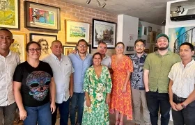 Delegados de la Alcaldía Distrital con expertos del Museo Nacional de Colombia y Fundación Museo de Arte Moderno de Barranquilla