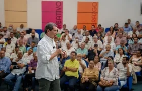 El presidente de Fedegán, José Félix Lafaurie, en la presentación de los Frentes Solidarios de Seguridad Ganadera