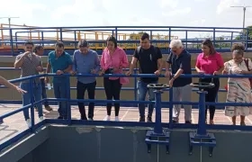 Los concejales de Soledad en la nueva planta de tratamiento de Triple A