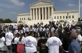 Protesta a favor del aborto en Estados Unidos. 