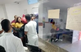 Agresión al personal médico en el Camino La Manga. 