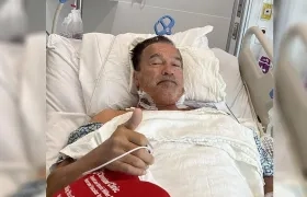 El actor Arnold Schwarzenegger, de 76 años, aseguró que se siente bien.