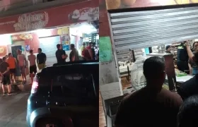 Lugar donde se registró el ataque a bala. 