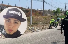 Santiago Andrés Romo, de 22 años, fue hallado en esta zona de Villa San Pedro III. 