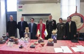 Italia devolvió 25 objetos arqueológicos.