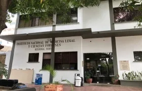 Fachada del Instituto de Medicina Legal en Barranquilla.