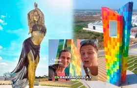 En total recolectaron 3 libras de basura en estos dos lugares turísticos de Barranquilla.