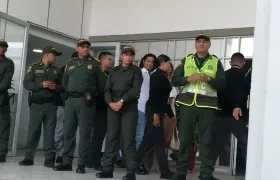 Nicolás Petro a la salida del Tribunal Superior de Barranquilla