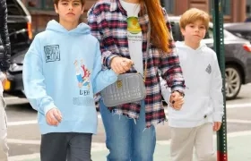 ‘Acróstico’ fue interpretada por Shakira y sus dos hijos Milan y Sasha.