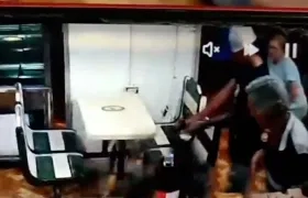 Momento del ataque a bala.