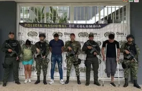 Tres de los once capturados