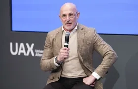 Luis De la Fuente, entrenador de la selección española de fútbol. 