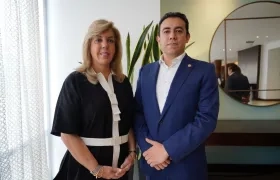 Clara Luz Roldán y Alexander Vega.