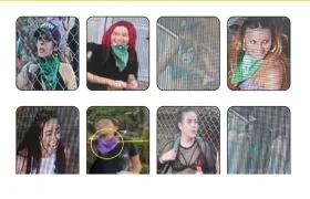 Estas son las 8 mujeres señaladas por la Policía de Medellín de los desmanes en las marchas del 8M